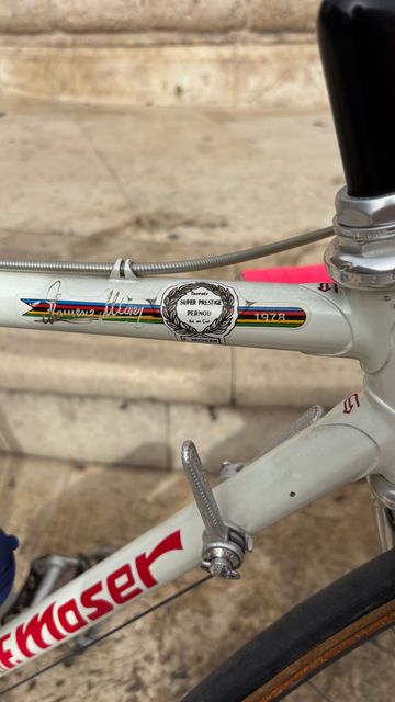 Used F Moser 51.151 1978 Road & Gravel, White — image 4 of 16