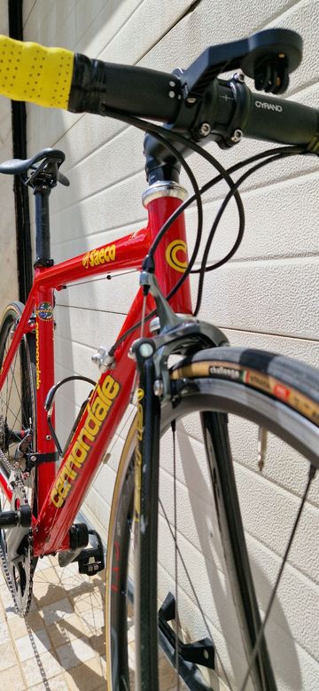 Used Cannondale Caad Shimano Tiagra 1998 Road & Gravel, Red — image 9 of 19