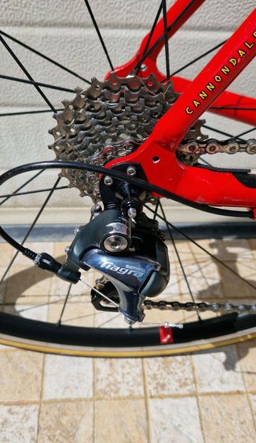 Used Cannondale Caad Shimano Tiagra 1998 Road & Gravel, Red — image 4 of 19