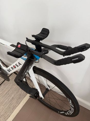 Used De Rosa De Rosa Custom Shimano Ultegra Di2 2018 Road & Gravel, White — image 6 of 15