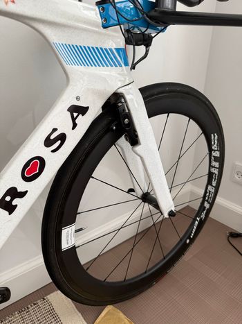 Used De Rosa De Rosa Custom Shimano Ultegra Di2 2018 Road & Gravel, White — image 4 of 15