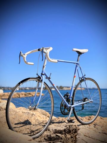 Used Raleigh Custom Shimano GRX 1980 Road & Gravel, Blue — image 1 of 6