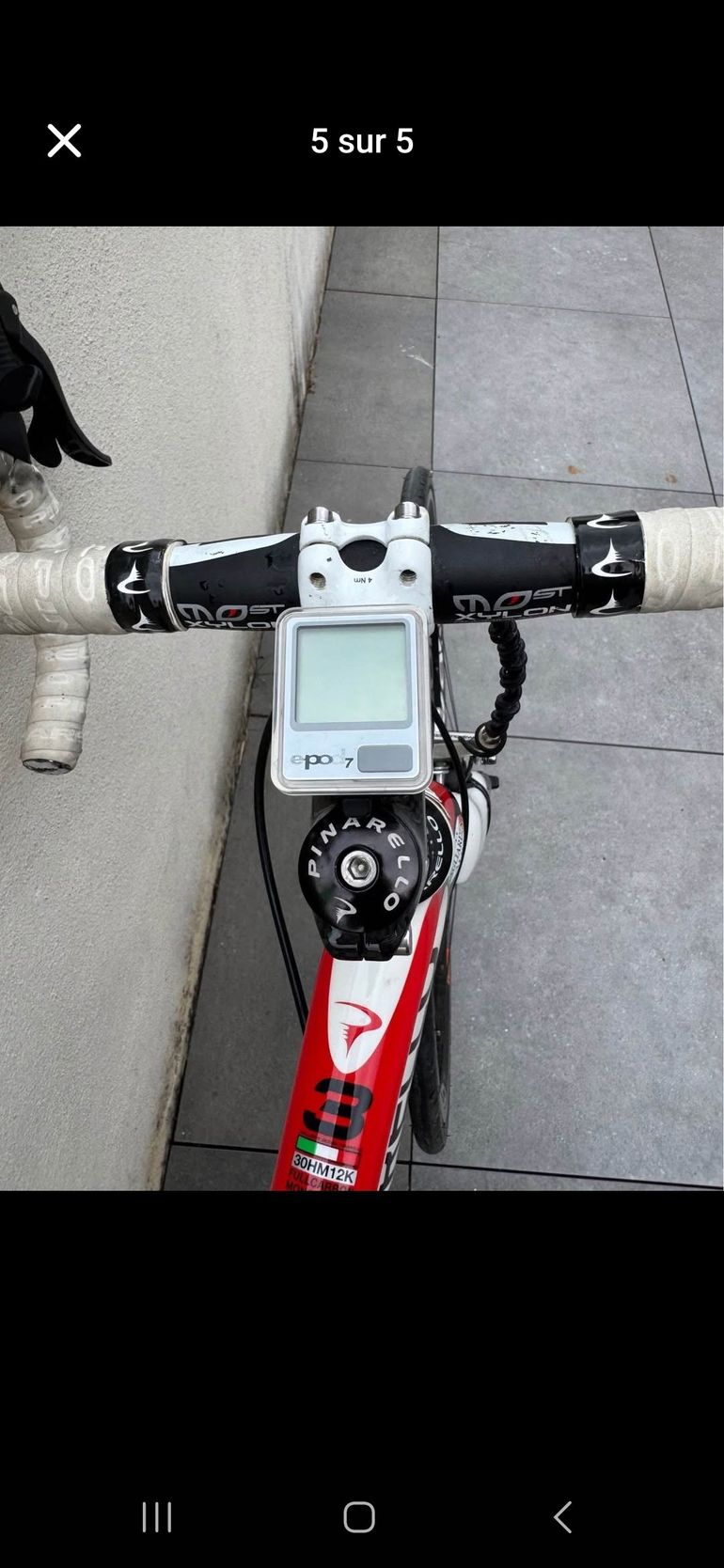 Used Pinarello Pinarello Treviso 2010 Road & Gravel, White — image 3 of 5