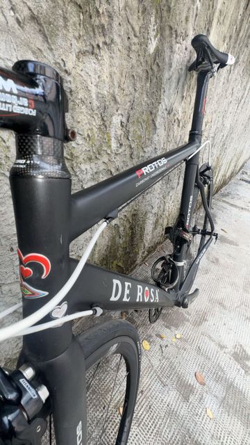 Used De Rosa Protos Frameset 2009 2009 Road & Gravel, Black — image 8 of 11