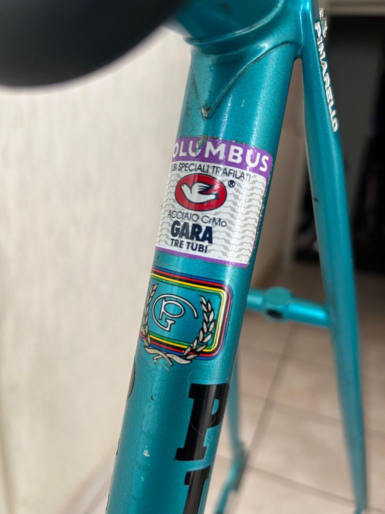Used Pinarello Pinarello Kit Cadre Vintage Frameset 1991 Road & Gravel, Green — image 9 of 11