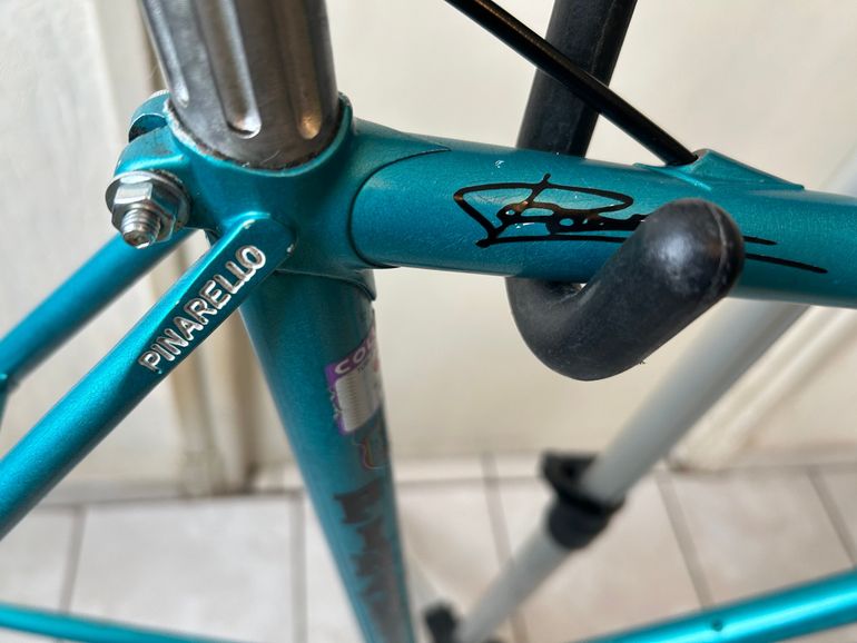 Used Pinarello Pinarello Kit Cadre Vintage Frameset 1991 Road & Gravel, Green — image 2 of 11