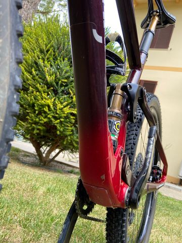 Used Lee Cougan Custom SRAM XX1 Eagle AXS 2023 Mountainbike, Red — image 12 of 15