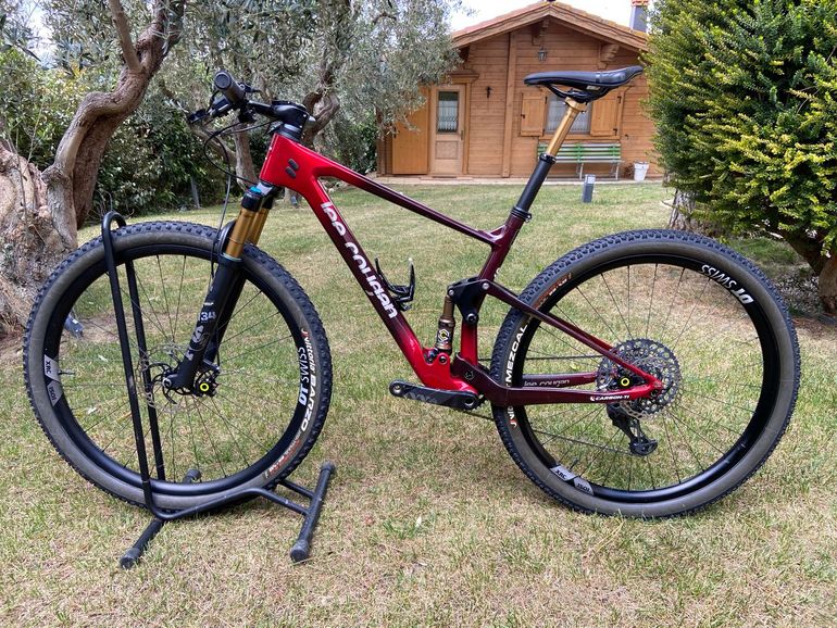 Used Lee Cougan Lee Cougan Custom SRAM XX1 Eagle AXS 2023 Mountainbike, Red — image 2 of 15