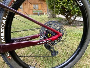 Used Lee Cougan Lee Cougan Custom SRAM XX1 Eagle AXS 2023 Mountainbike, Red — image 9 of 15