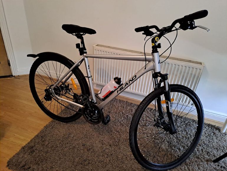 Used Hiland Hiland Custom Shimano Tourney 2022 Road & Gravel, Light Gray — image 6 of 7