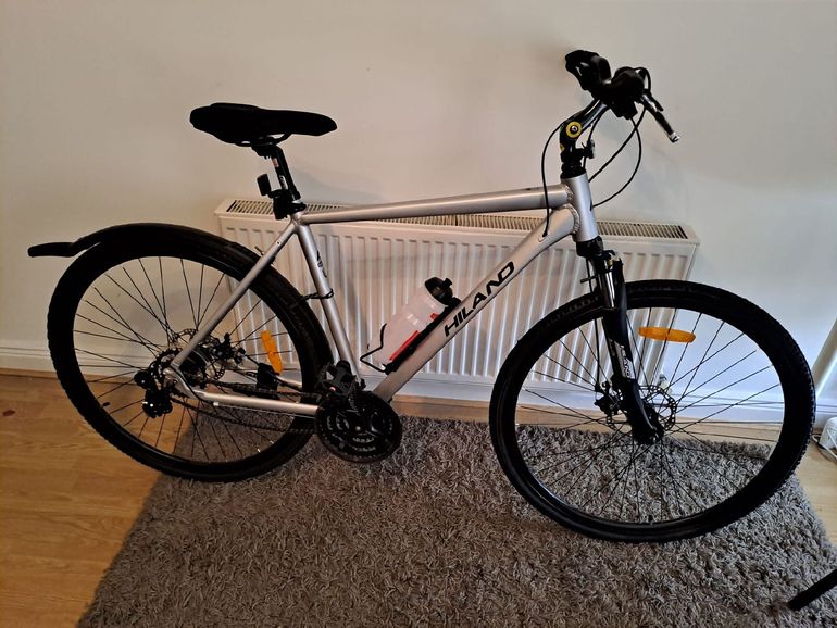 Used Hiland Hiland Custom Shimano Tourney 2022 Road & Gravel, Light Gray — image 1 of 7