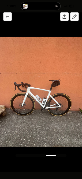 Used Specialiced Specialiced Custom SRAM Force eTap AXS 2021 Road & Gravel, Blanco — image 5 of 6