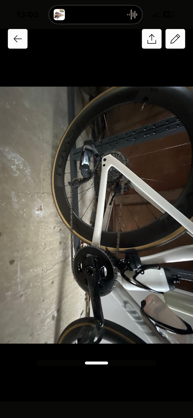 Used Specialiced Specialiced Custom SRAM Force eTap AXS 2021 Road & Gravel, Blanco — image 6 of 6