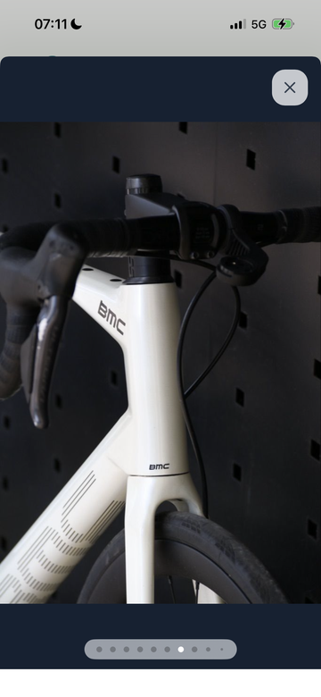 Gebrauchtes BMC Teammachine SLR01 FIVE 2022 2022 Road & Gravel, Weiß — Bild 8 von 9