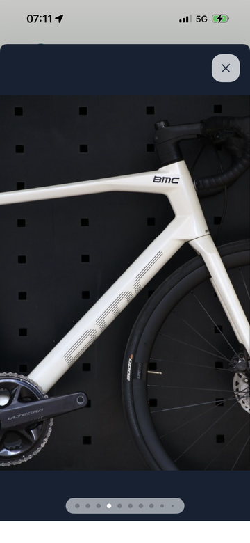 Gebrauchtes BMC Teammachine SLR01 FIVE 2022 2022 Road & Gravel, Weiß — Bild 9 von 9