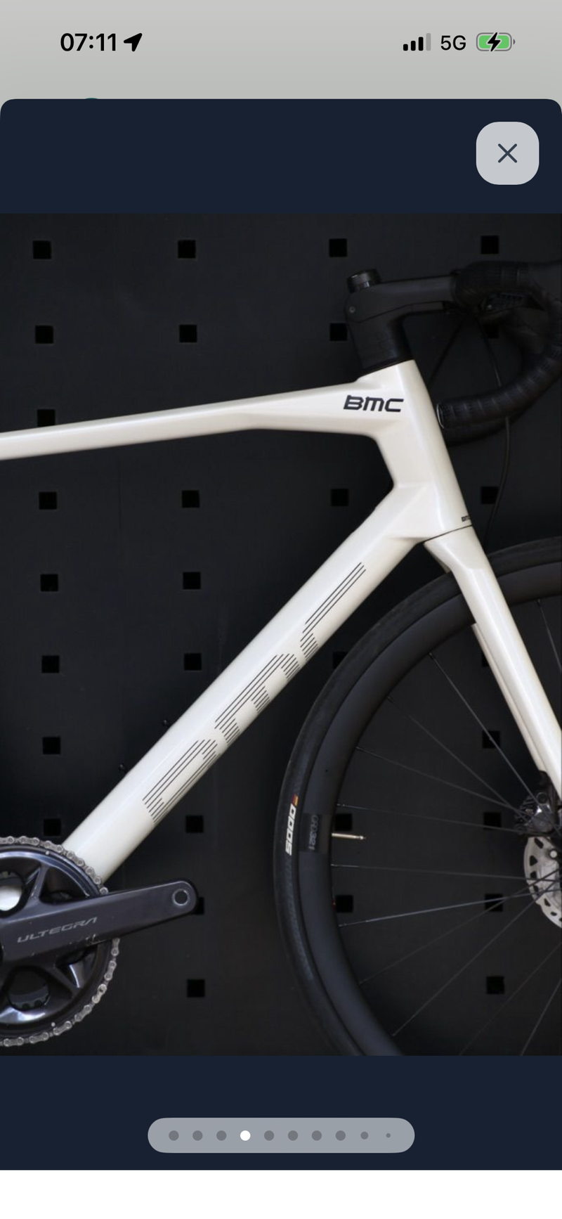 Gebrauchtes BMC Teammachine SLR01 FIVE 2022 2022 Road & Gravel, Weiß — Bild 9 von 9
