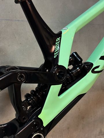 Gebrauchtes Canyon Sender CFR FMD 2021 Frameset 2021 Mountainbike, Grün, 29, 27.5 — Bild 4 von 8