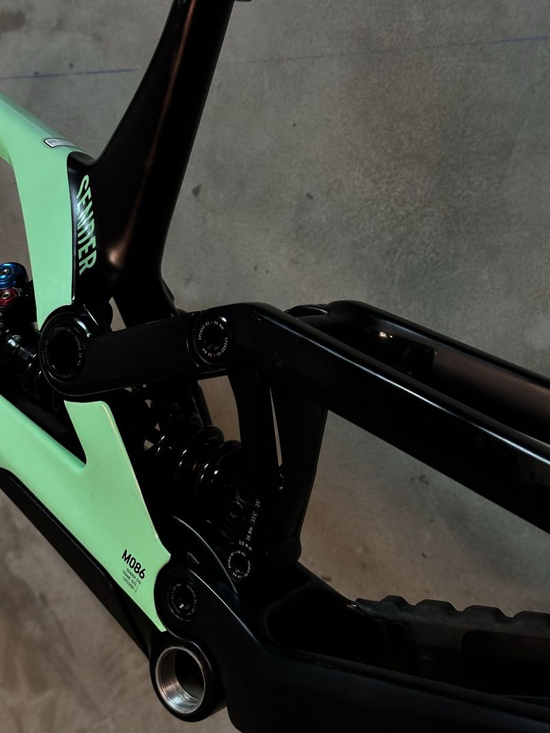 Gebrauchtes Canyon Sender CFR FMD 2021 Frameset 2021 Mountainbike, Grün, 29, 27.5 — Bild 6 von 8