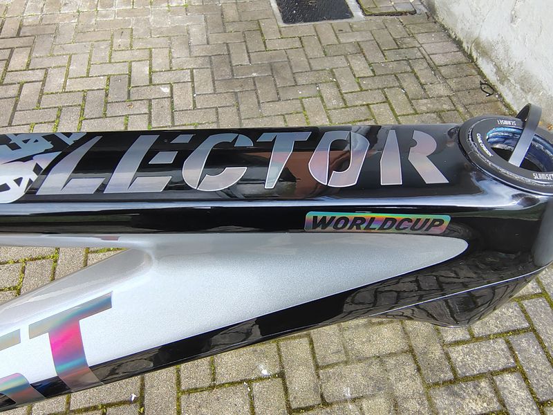 Used Ghost LECTOR World Cup Frame Kit 2021 Frameset 2021 Mountainbike, White, 29 — image 10 of 11