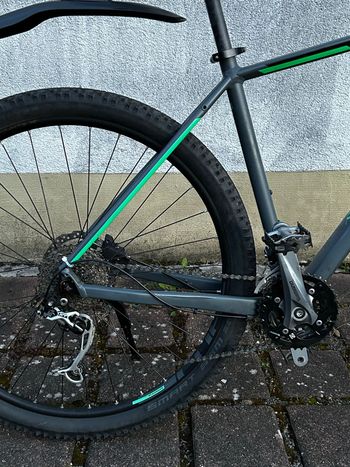 Used CUBE ANALOG 2017 2017 Mountainbike, Light Gray, 27.5, 29 — image 3 of 9
