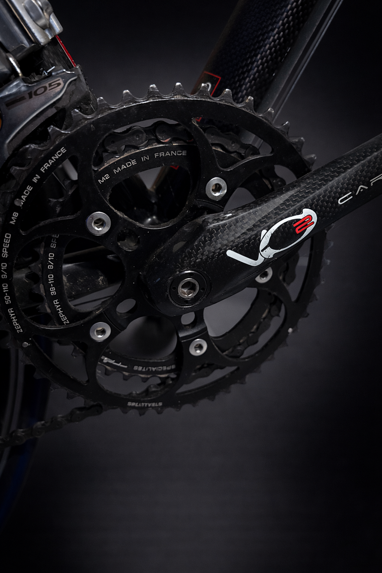 Used Look Look Custom Shimano 105 2010 Road & Gravel, White — image 3 of 4
