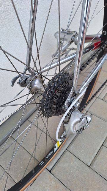 Used De Rosa Custom Campagnolo Record 1989 Road & Gravel, Red — image 2 of 6