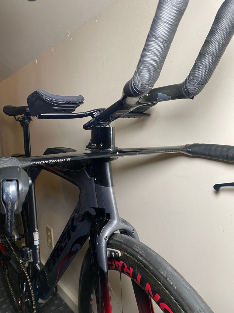 Used Trek Speed Concept 9.9 2017 2017 Road & Gravel, Light Gray — image 7 of 19