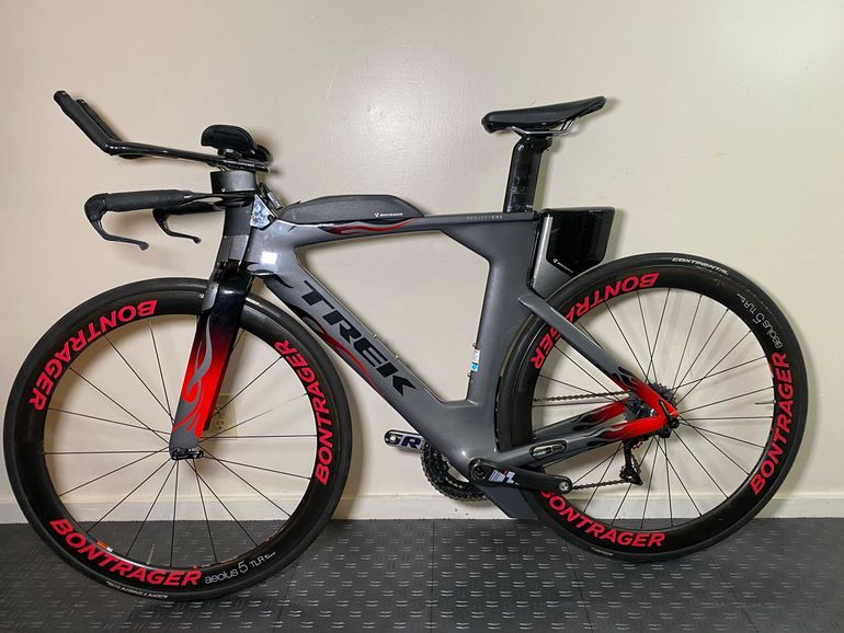 Used Trek Speed Concept 9.9 2017 2017 Road & Gravel, Light Gray — image 10 of 19