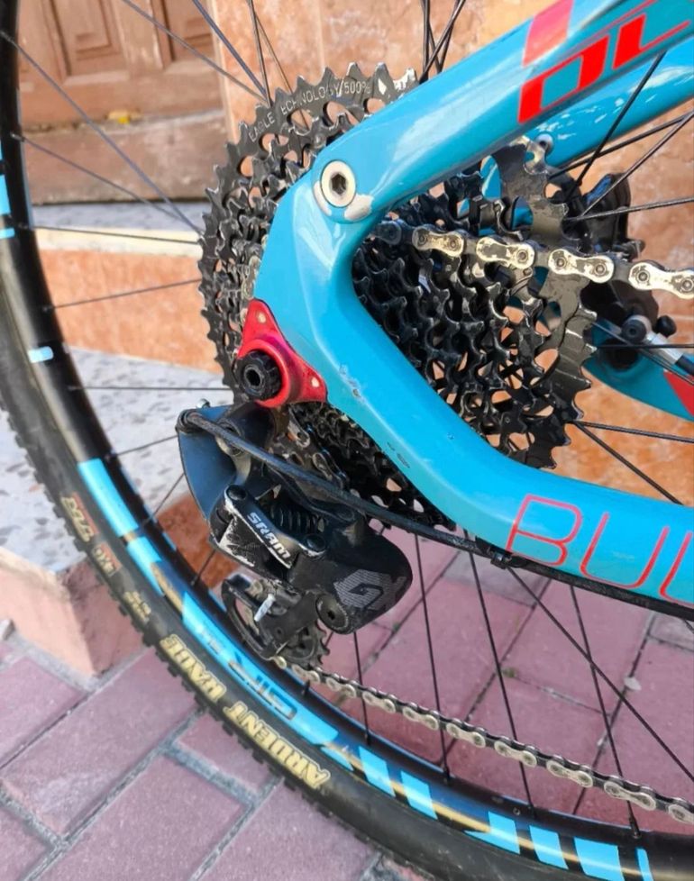 Used Olympia Bullet SRAM GX Eagle 2018 Mountainbike, Blue — image 3 of 10