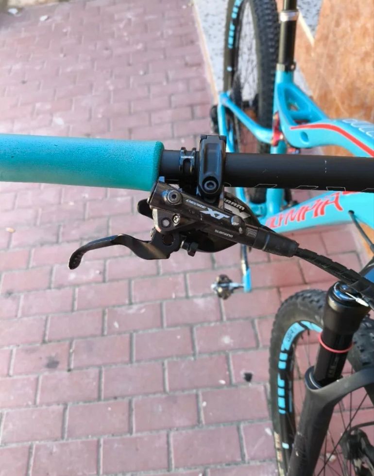 Used Olympia Bullet SRAM GX Eagle 2018 Mountainbike, Blue — image 5 of 10