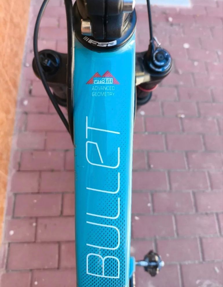 Used Olympia Bullet SRAM GX Eagle 2018 Mountainbike, Blue — image 4 of 10