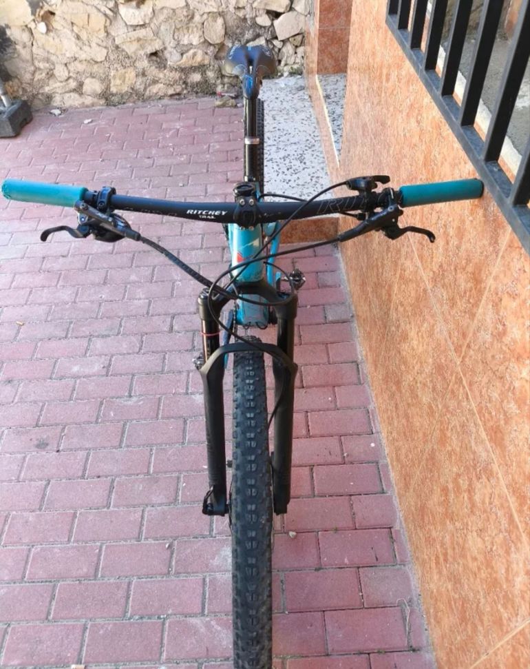 Used Olympia Bullet SRAM GX Eagle 2018 Mountainbike, Blue — image 7 of 10