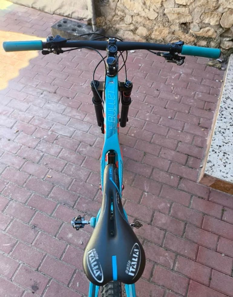 Used Olympia Bullet SRAM GX Eagle 2018 Mountainbike, Blue — image 8 of 10