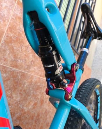 Used Olympia Bullet SRAM GX Eagle 2018 Mountainbike, Blue — image 10 of 10