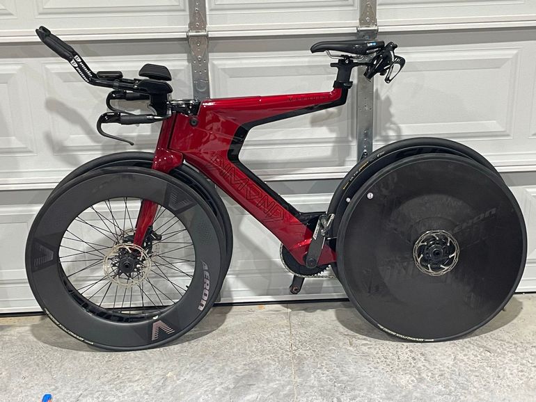 Used Dimond Dimond Custom SRAM Force eTap AXS 2025 Road & Gravel, Red — image 1 of 8