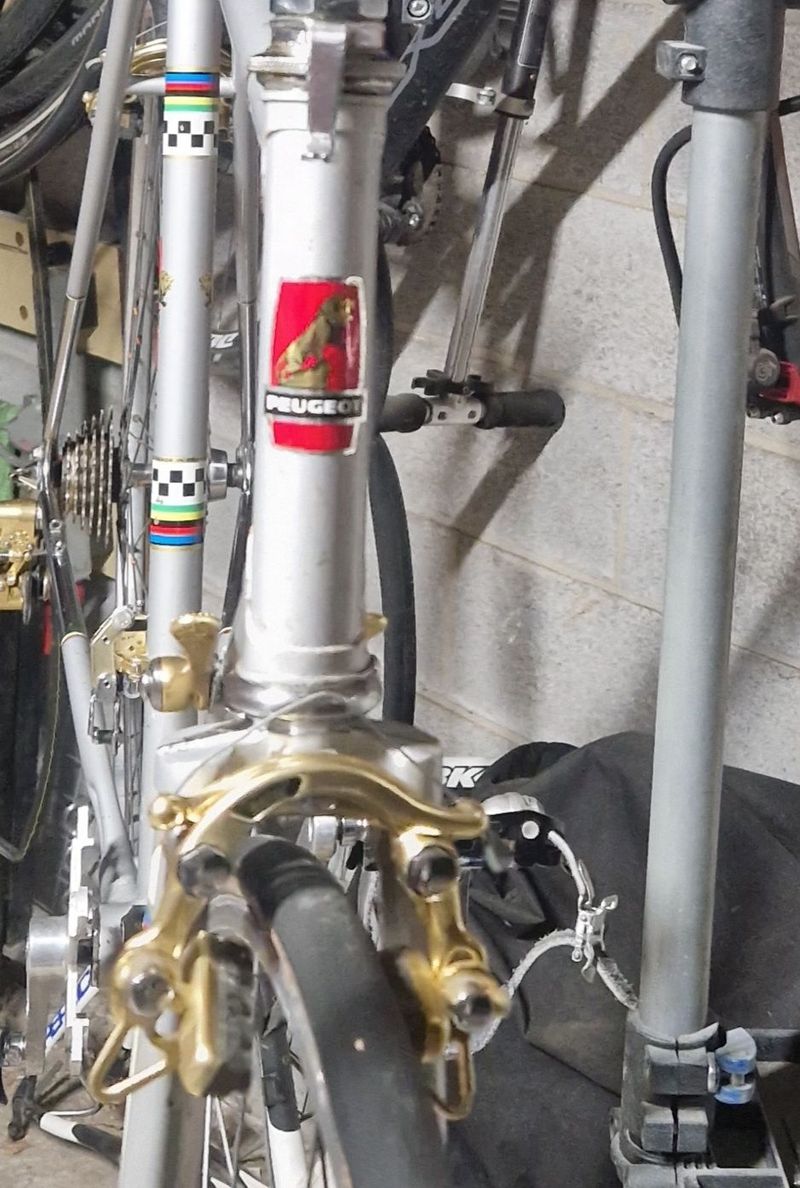 Used Peugeot Custom Simplex Vintage 1975 Road & Gravel, Light Gray — image 6 of 6