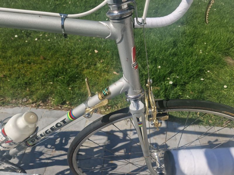 Used Peugeot Custom Simplex Vintage 1975 Road & Gravel, Light Gray — image 3 of 6