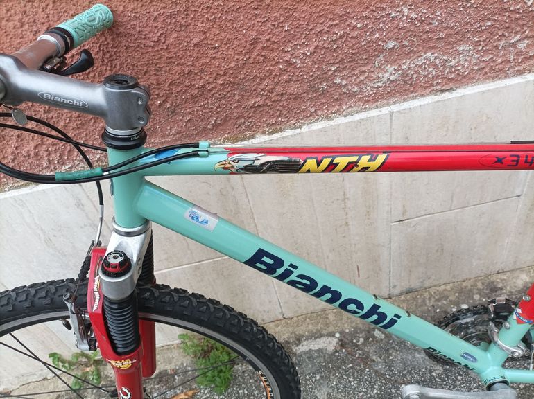 Used Bianchi Bianchi Custom Shimano Deore XT 2000 Mountainbike, Verde — image 12 of 12