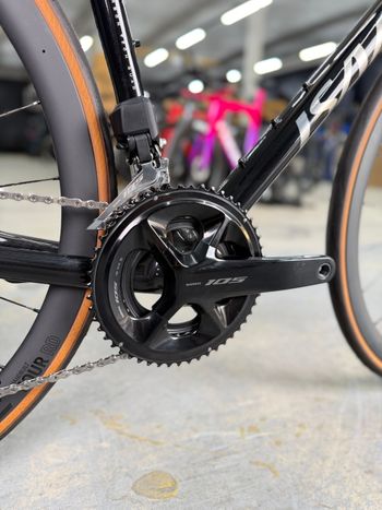 Gebrauchtes Isaac Element Di2 Carbon 2024 Road & Gravel, Schwarz — Bild 11 von 24
