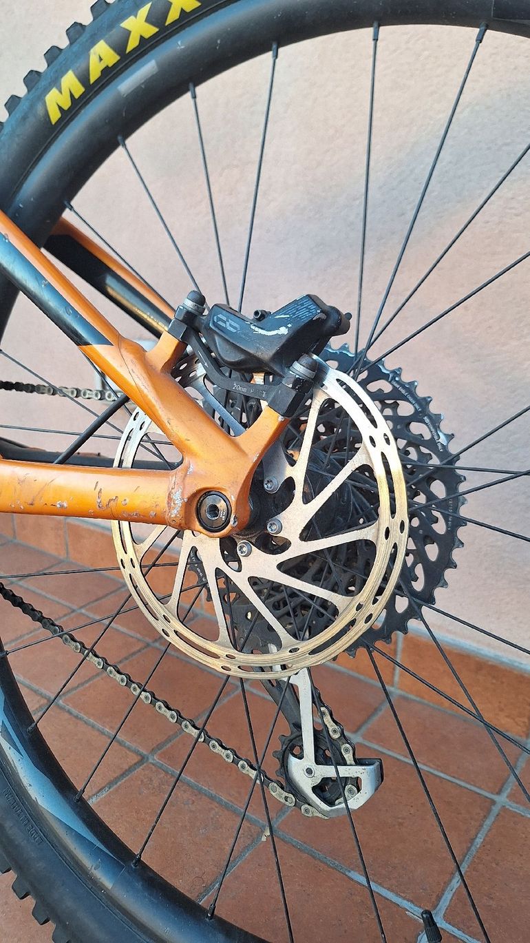 Used Giant Reign SRAM GX Eagle 2020 Mountainbike, Naranja — image 5 of 5