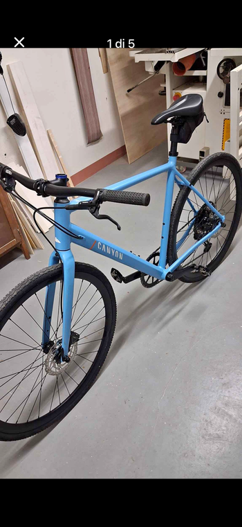 Used Canyon Roadlite Shimano Deore XT 2023 Road & Gravel, Blue — image 7 of 9