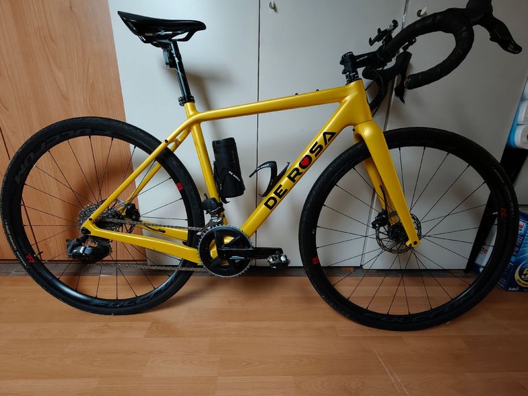 Used De Rosa De Rosa Custom SRAM Rival 2021 Road & Gravel, Orange — image 5 of 5