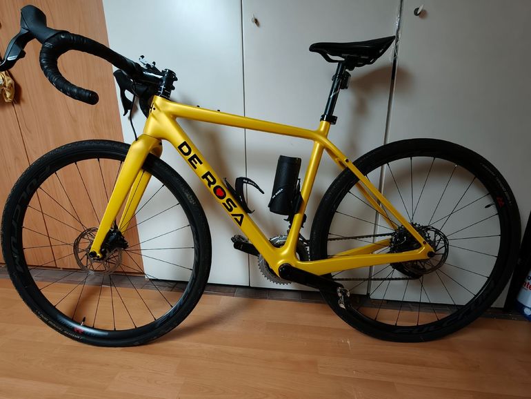 Used De Rosa De Rosa Custom SRAM Rival 2021 Road & Gravel, Orange — image 2 of 5