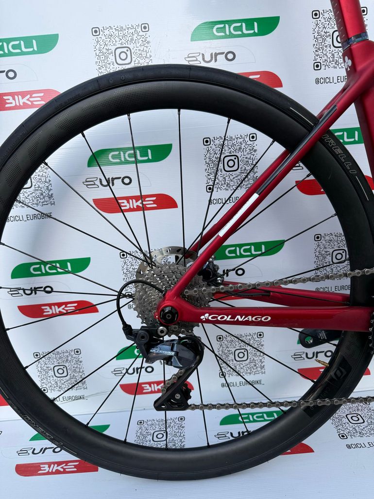 Used Colnago V2-R Disc Limited Daytona Pro Bike 2019 2019 Road & Gravel, Red — image 2 of 8