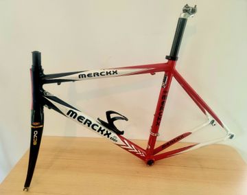 Gebrauchtes Eddy Merckx Custom Frameset 2005 Road & Gravel, Rot — Bild 14 von 15