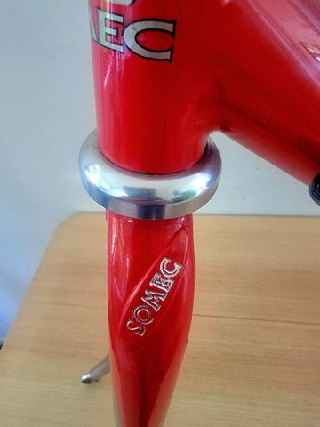 Used Somec Custom Frameset 1992 Road & Gravel, Red — image 8 of 14
