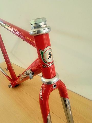 Used Somec Custom Frameset 1992 Road & Gravel, Red — image 6 of 14