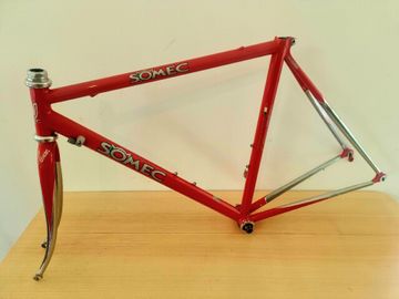 Used Somec Custom Frameset 1992 Road & Gravel, Red — image 14 of 14