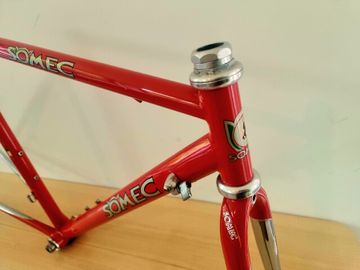 Used Somec Custom Frameset 1992 Road & Gravel, Red — image 5 of 14