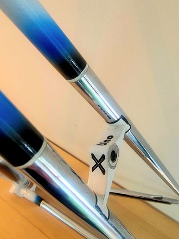 Used Chesini X-UNO Frameset 1989 Road & Gravel, White — image 5 of 13
